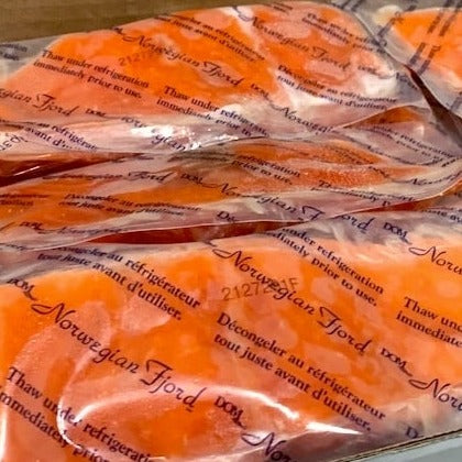 Sashimi Grade Centre Cut Norway Steelhead Salmon 6oz x 4pcs