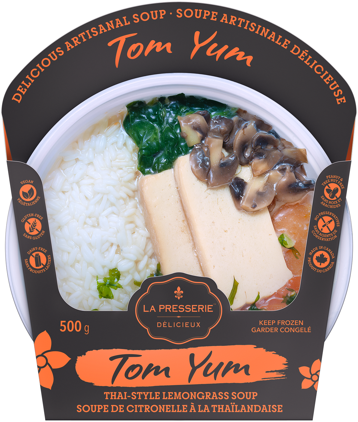 Thai-Style Tom Yum Lemongrass Soup with Rice 500g