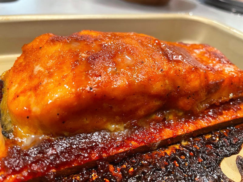 Cedar Planked Atlantic Salmon – Hickory Maple 8oz