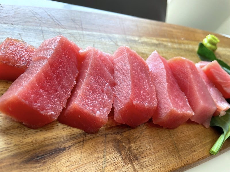 Sashimi Grade Wild Caught Yellowfin Tuna 6oz x 6pcs