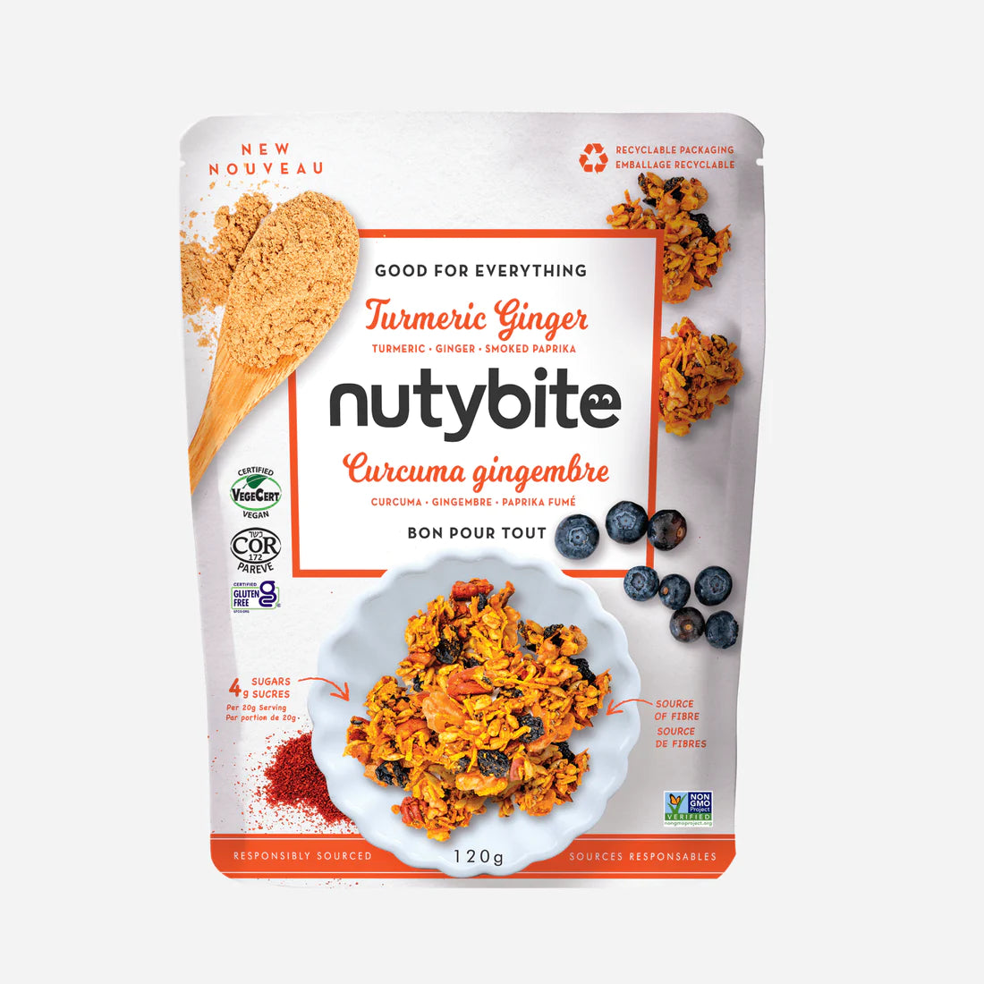 Turmeric Ginger Granola-Cluster