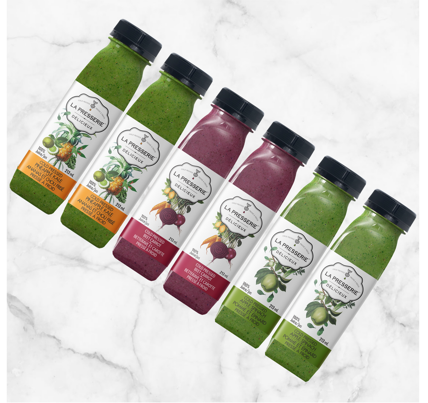 Cold Pressed Juice Veggie Lovers Pack(6x213ml)