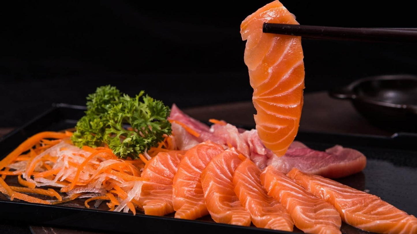 Sashimi Grade Centre Cut Norway Steelhead Salmon 6oz x 4pcs