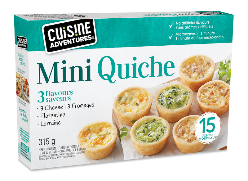Mini Quiche 3 Flavours