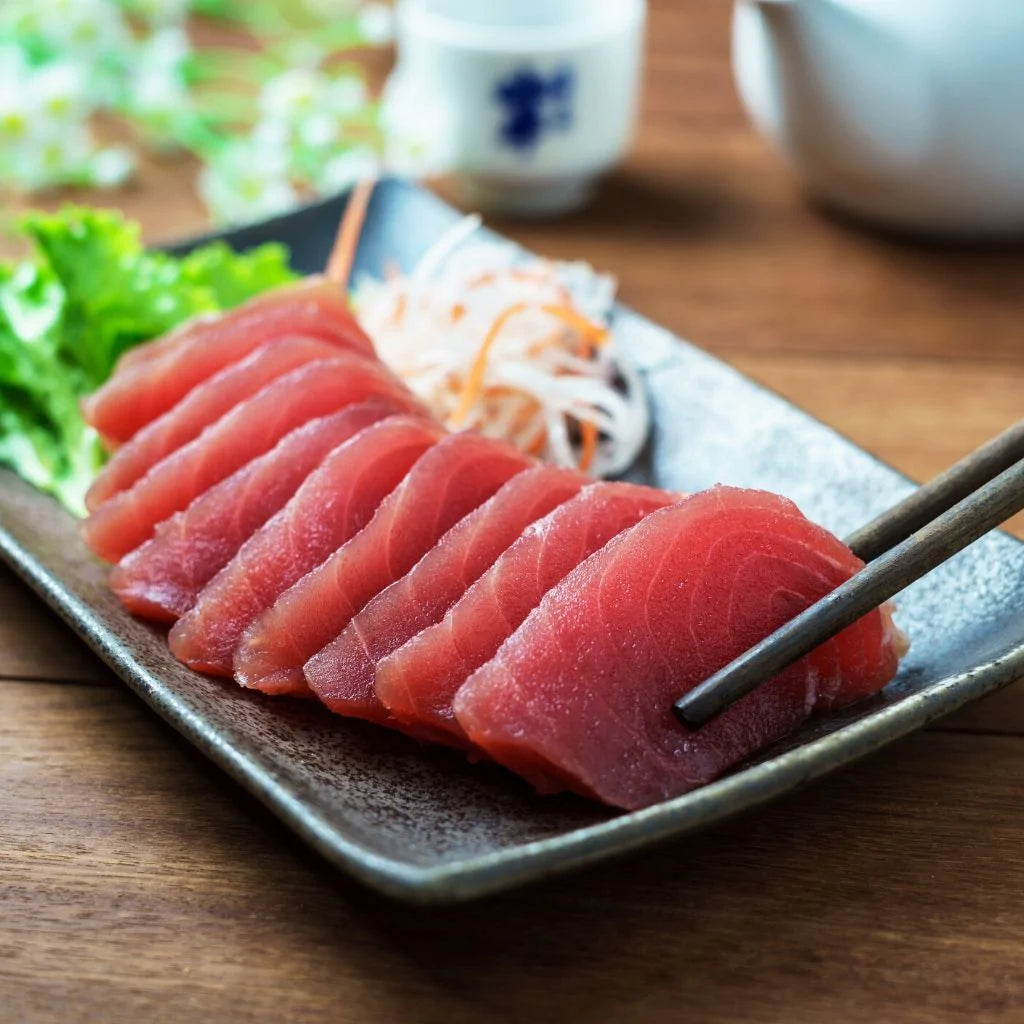 Sashimi Grade Wild Caught Yellowfin Tuna 6oz x 6pcs