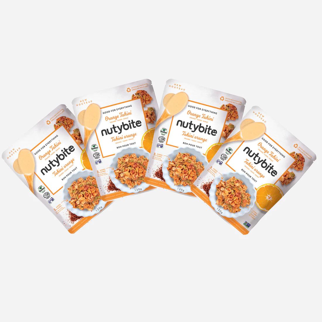Orange Tahini Granola-Cluster