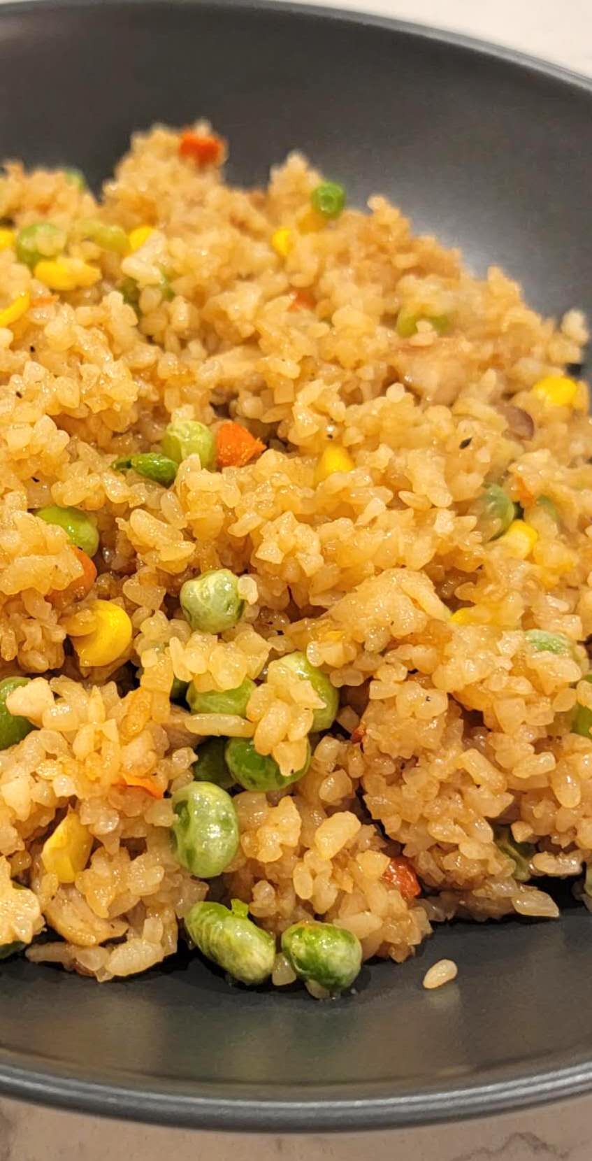 Japanese Soy Source and Vegetable Fried Rice