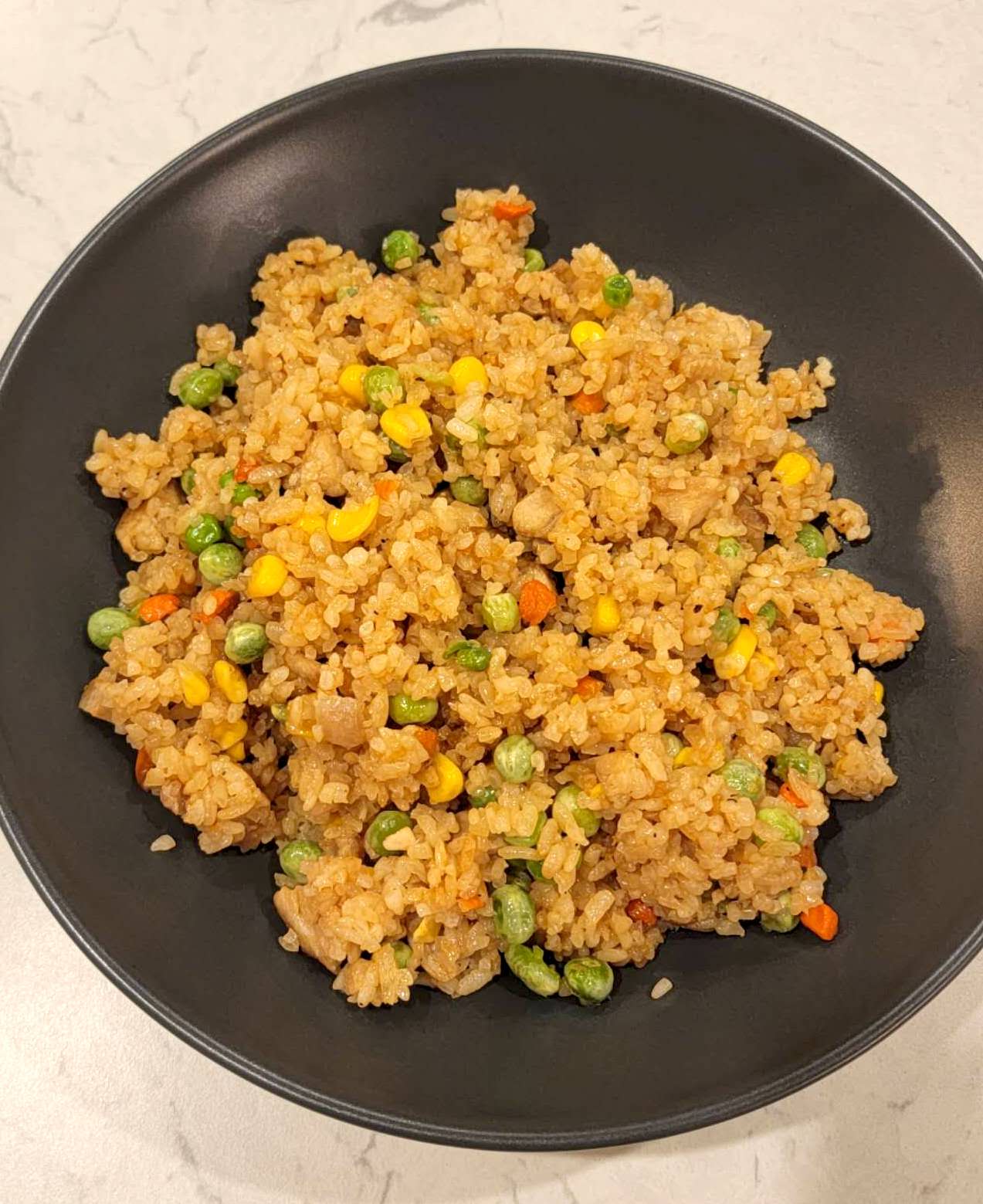 Japanese Soy Source and Chicken Fried Rice